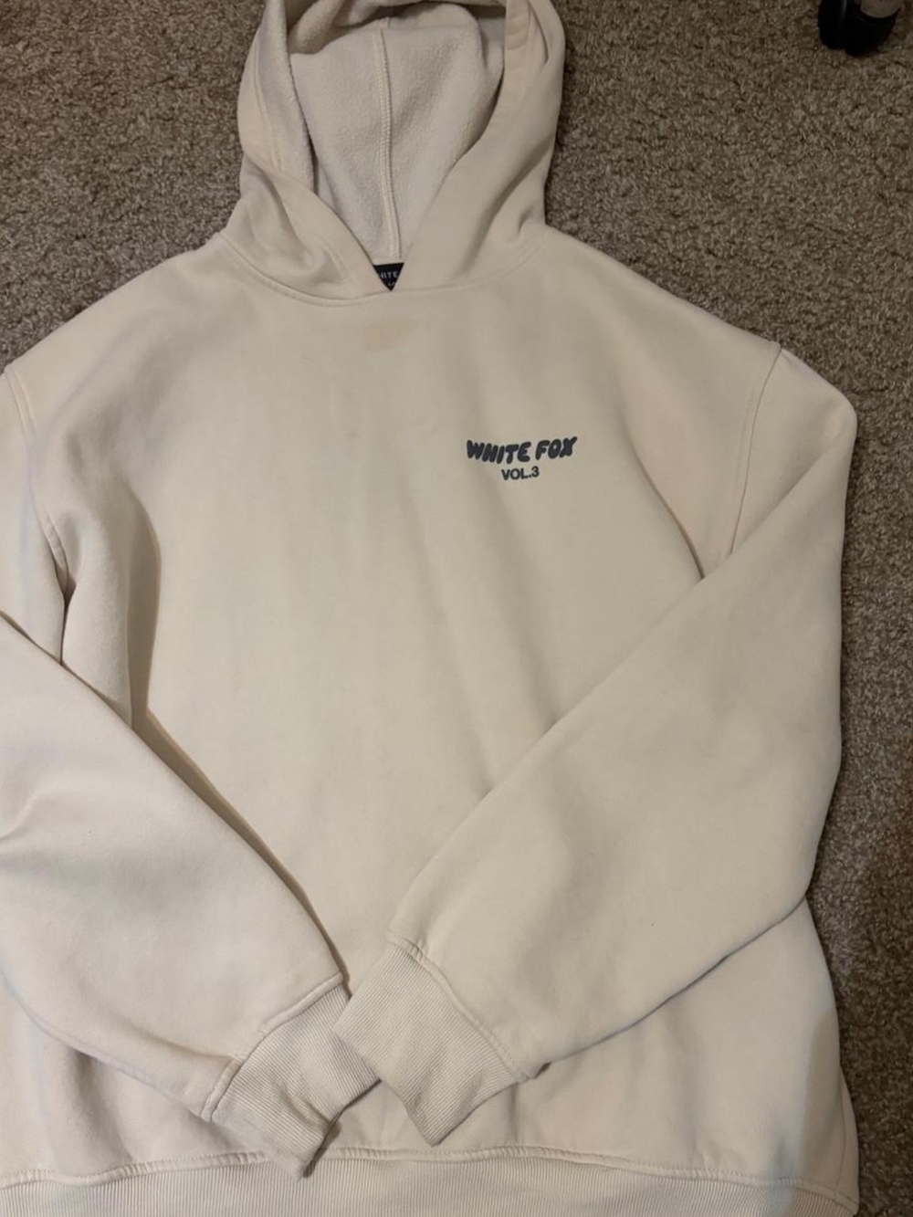 White Fox Boutique Cream Crewneck Sweatshirt - Vol.3